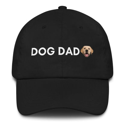 Custom Dog Hat, Dog Dad, black version
