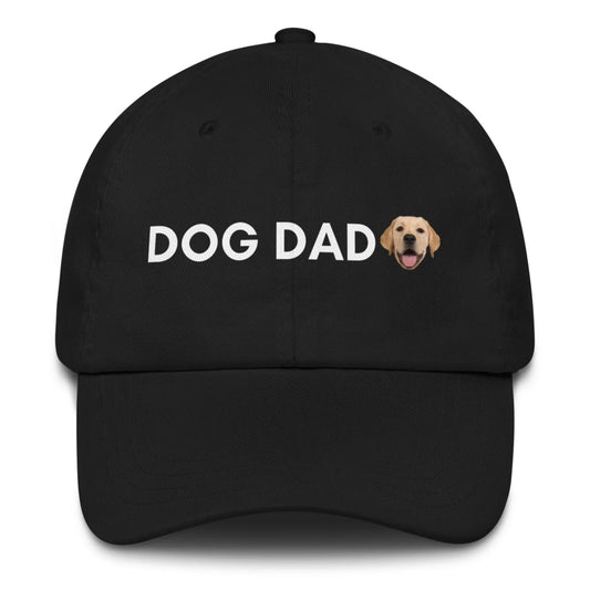Custom Dog Hat, Dog Dad, black version