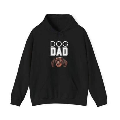 Custom Dog Hoodie, Dog Dad, black version