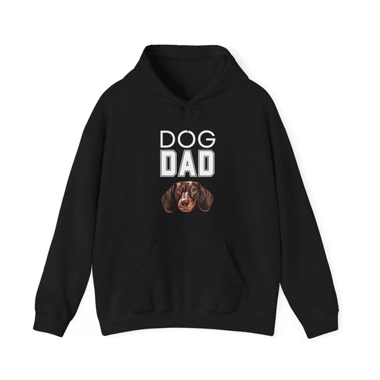 Custom Dog Hoodie, Dog Dad, black version