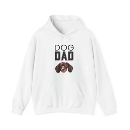 Custom Dog Hoodie, Dog Dad, white version