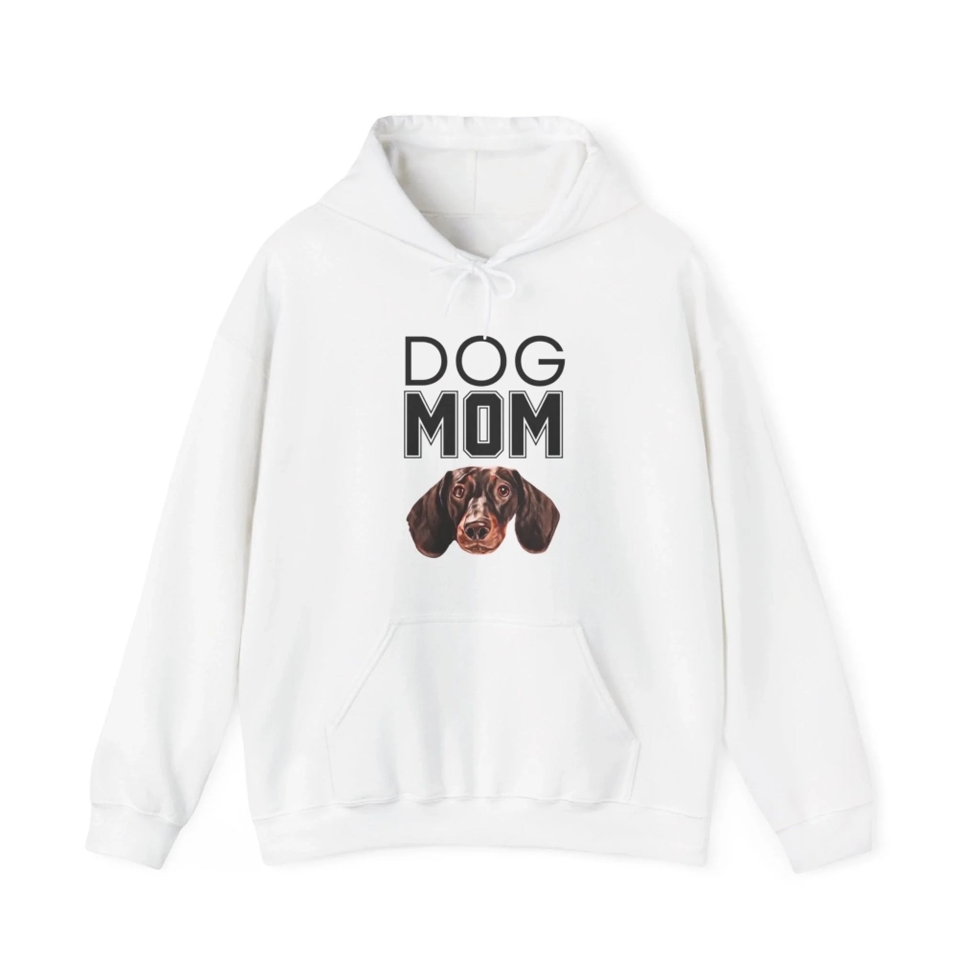 Custom Dog Hoodie, Dog Mom, white version