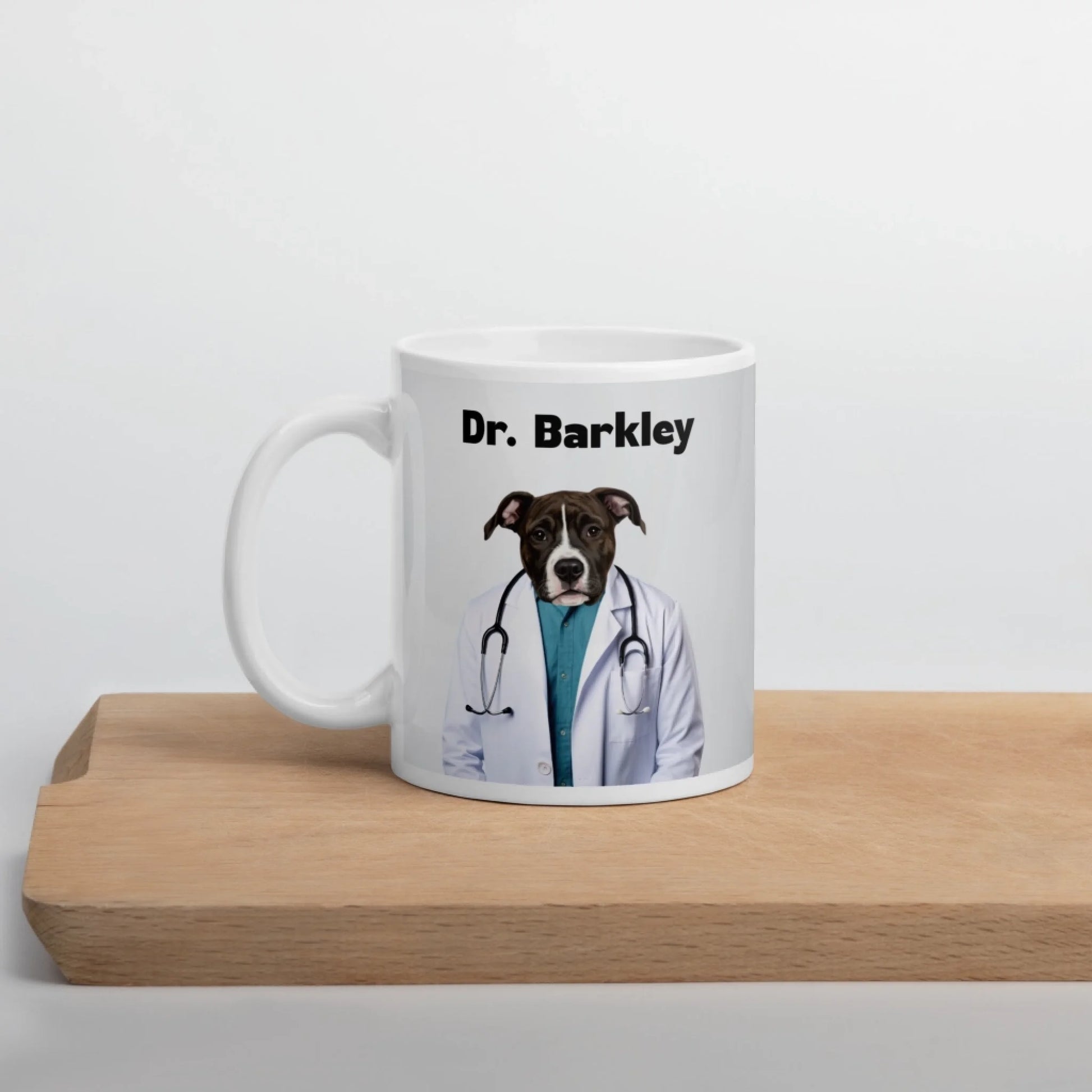 Custom Dog Mug, Dr Barkley, 11oz lifestyle alternate view