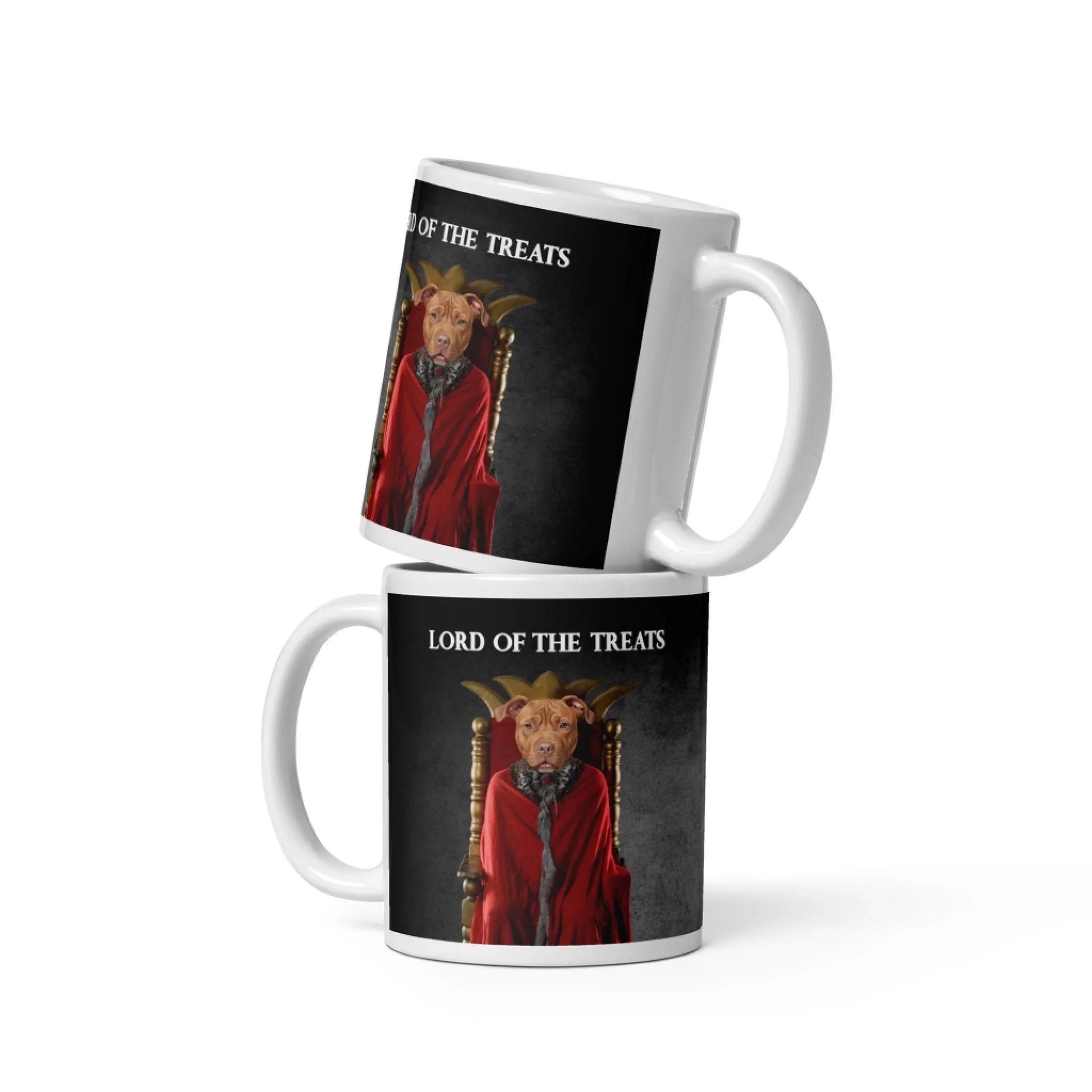 Custom Dog Mug, Lord of the Treats, 11oz version