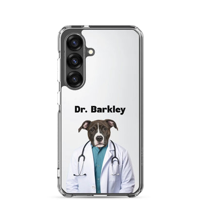 Custom Dog Phone Case, Dr Barkley, Samsung version