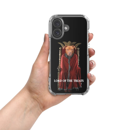 Custom Dog Phone Case, Lord of the Treats, iPhone lifestyle view