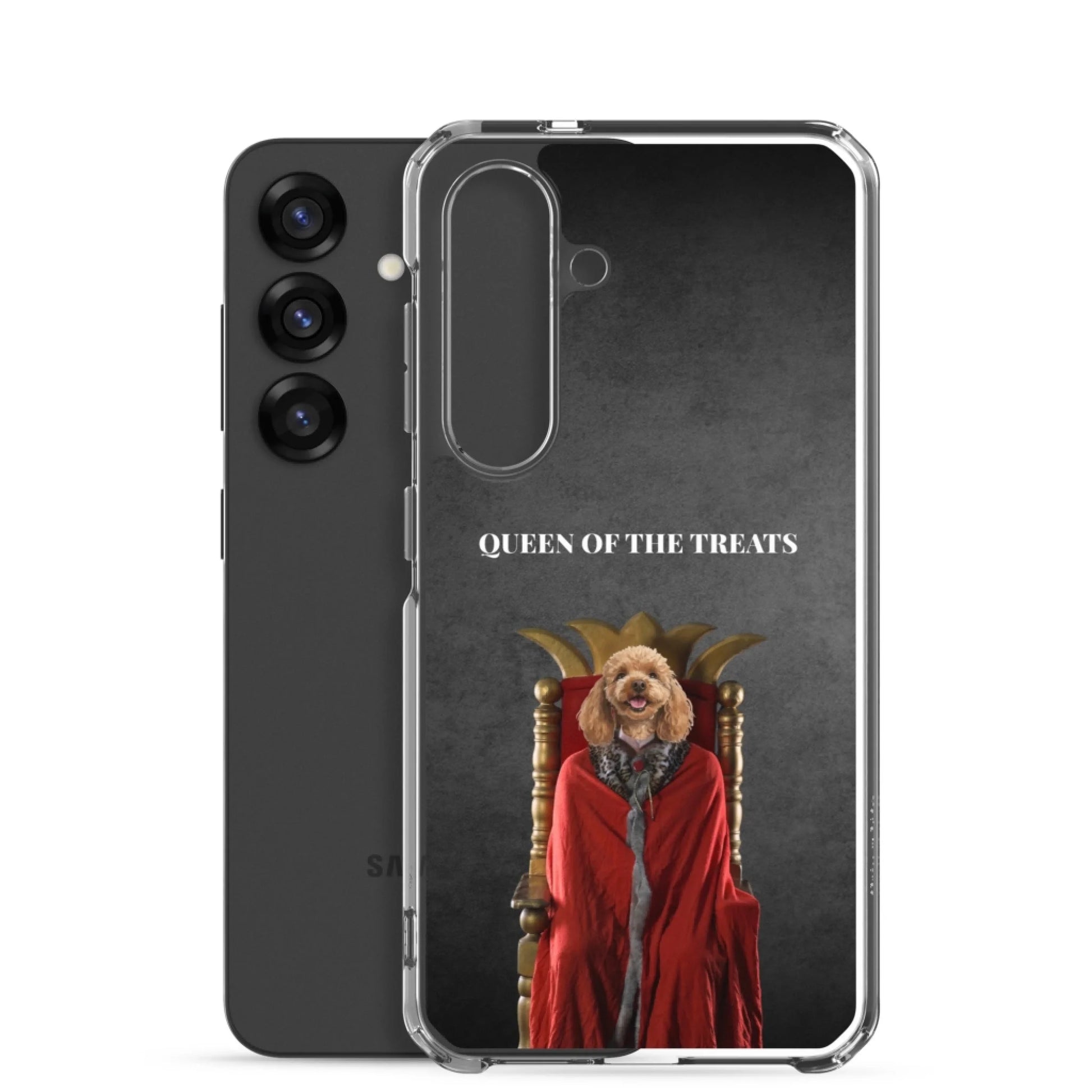 Custom Dog Phone Case, Queen of the Treats, Samsung version