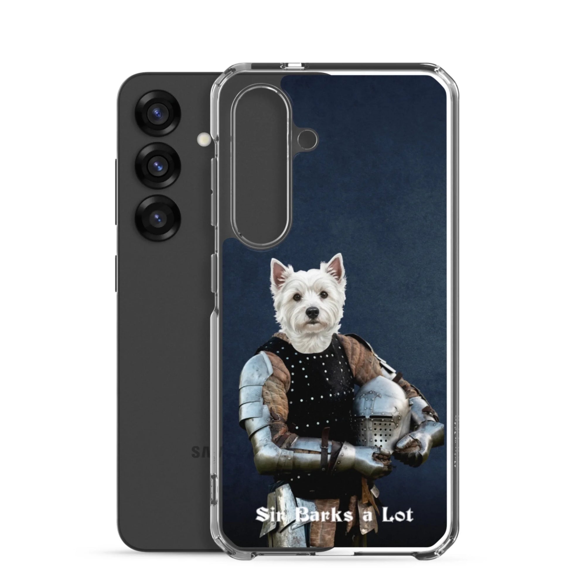 Custom Dog Phone Case, Sir Barks a Lot, Samsung version