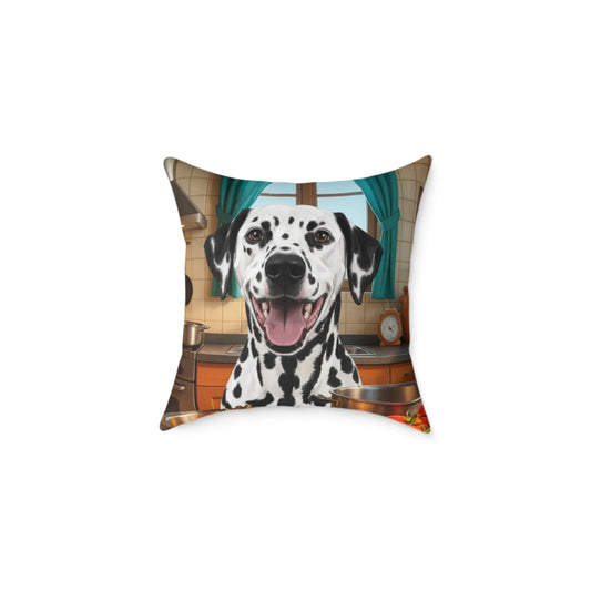 Custom Dog Pillow, Cooking Dog, product view