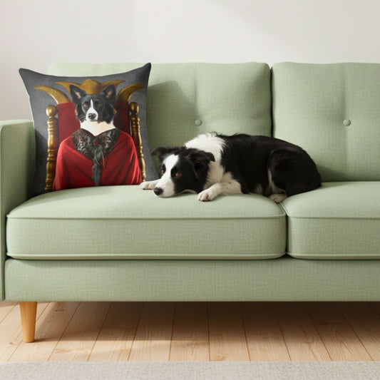 Custom Dog Pillow, Lord of the Treats, lifestyle view