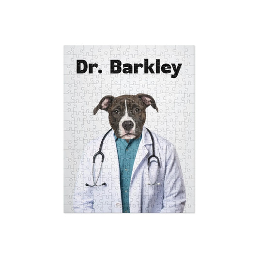 Custom Dog Puzzle, Dr Barkley, product view