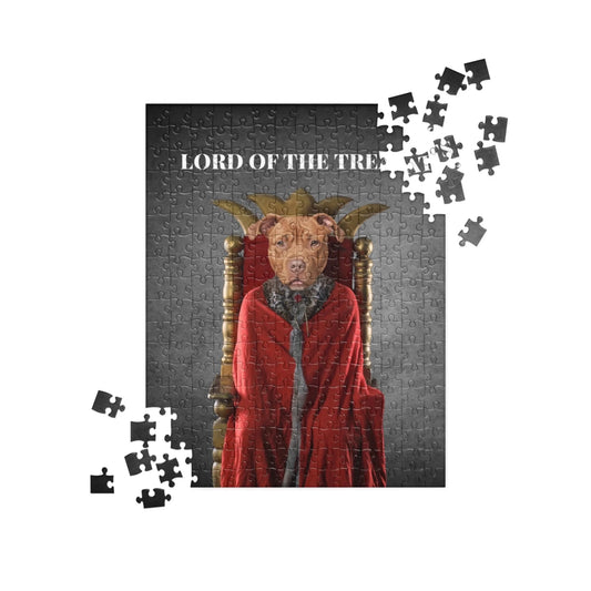 Custom Dog Puzzle, Lord of the Treats, lifestyle view 1