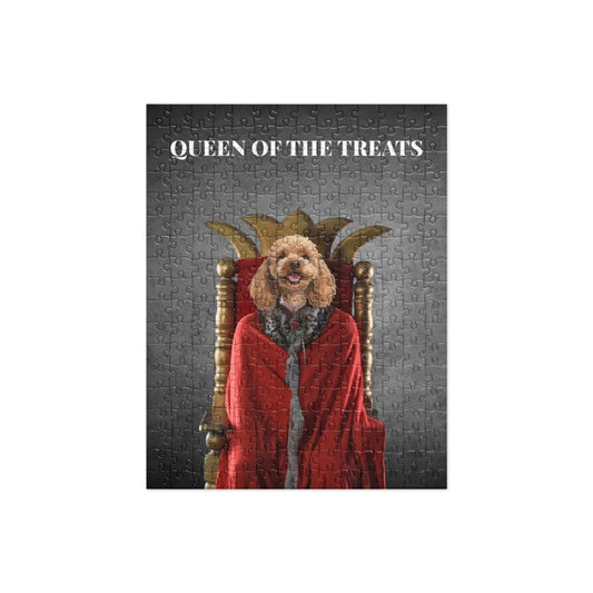 Custom Dog Puzzle, Queen of the Treats, product view