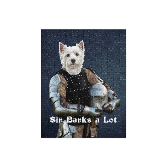 Custom Dog Puzzle, Sir Barks a Lot, product view