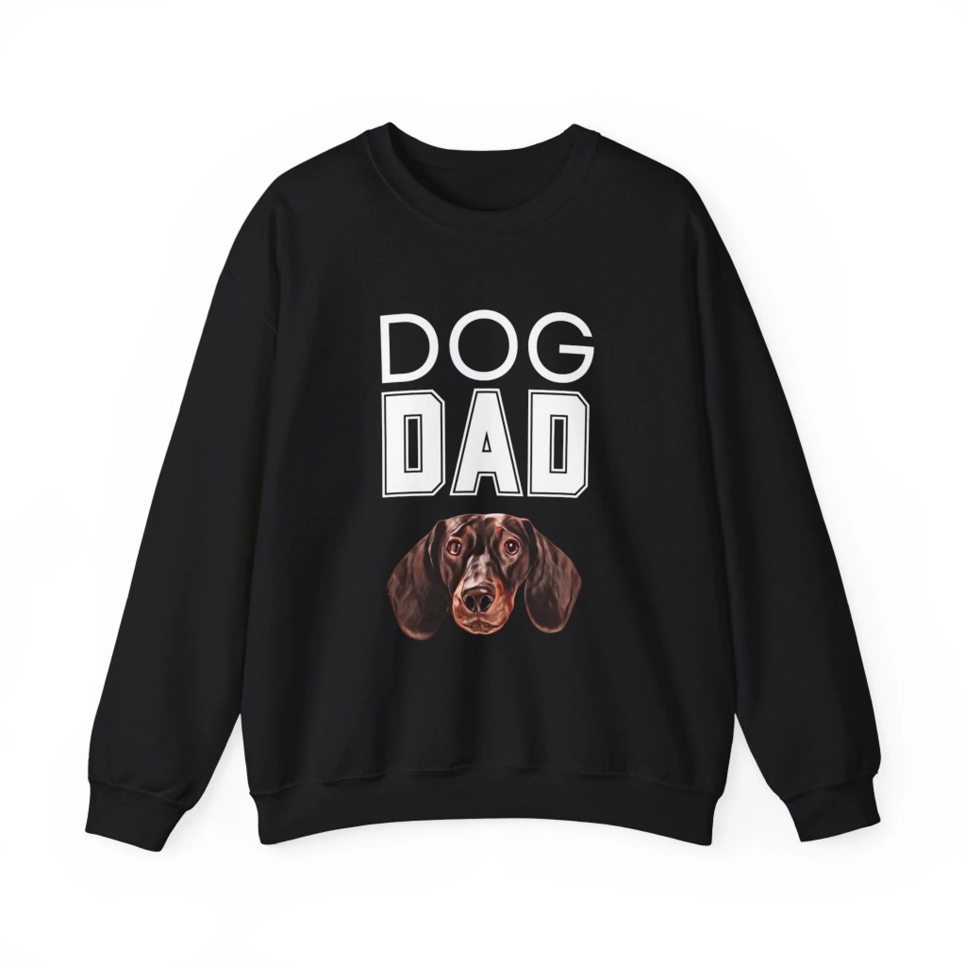 Custom Dog Sweatshirt, Dog Dad, black version