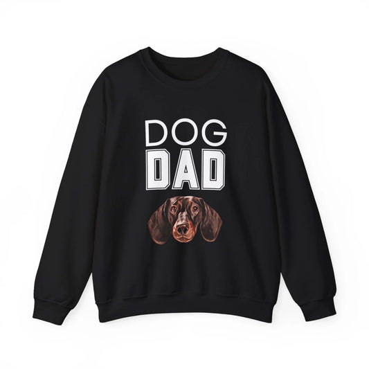 Custom Dog Sweatshirt, Dog Dad, black version