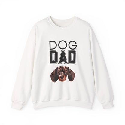 Custom Dog Sweatshirt, Dog Dad, white version