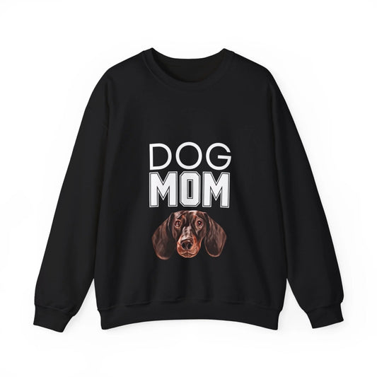 Custom Dog Sweatshirt, Dog Mom, black version