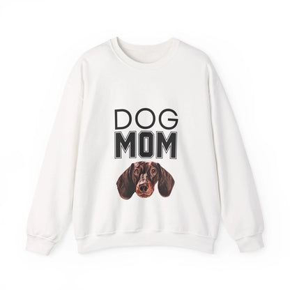 Custom Dog Sweatshirt, Dog Mom, white version