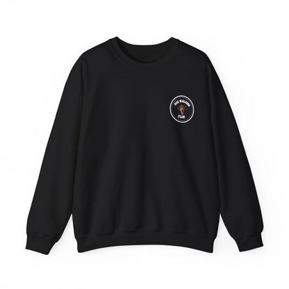 Custom Dog Sweatshirt, Dog Walking Club, black version